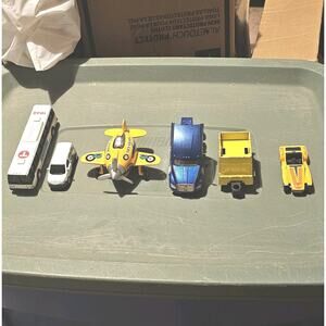 LESNEY Matchbox 1st Wheels Road Champs Diecast Train Plane Car England 1971 Vtg